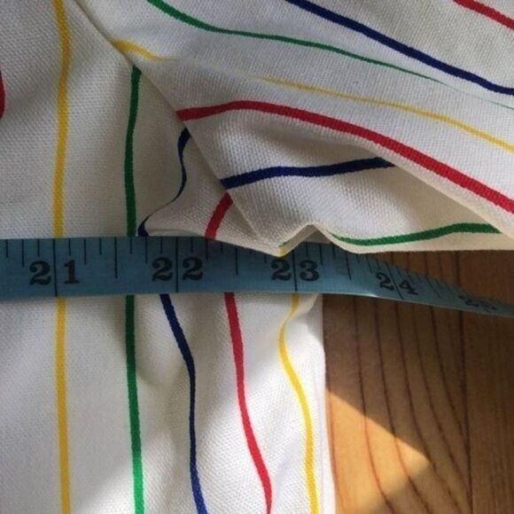 Striped Blazer Jacket Career Casual Colorful Spring Summer Coat - Picture 9 of 13